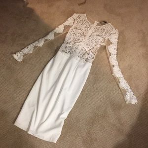 Beautiful white lace dress